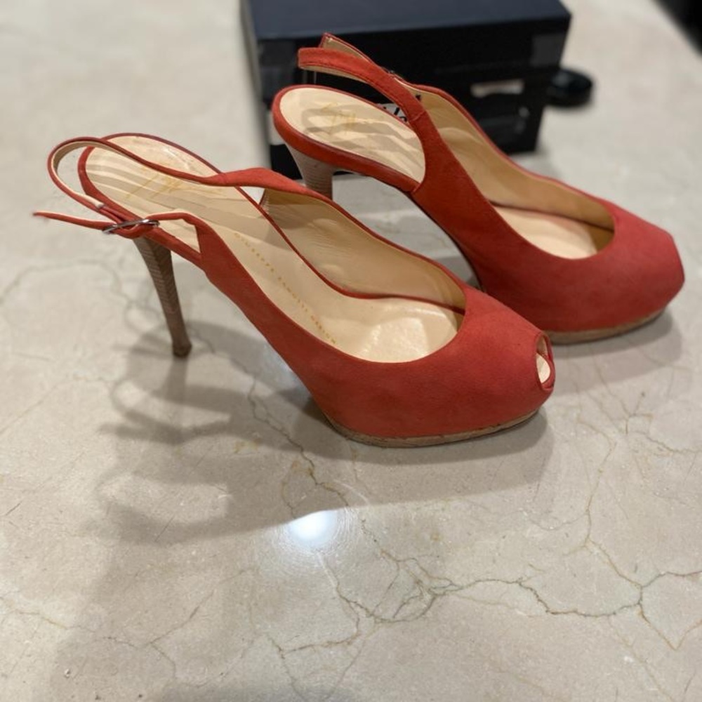 Giuseppe Zanotti peep toe Sling Back